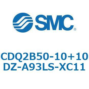 CQ2-Z XC11/X636 - デュアル行程シリンダ/片ロッド形 SMC
