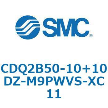 CQ2-Z XC11/X636 - デュアル行程シリンダ/片ロッド形 SMC