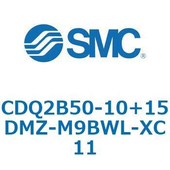 CQ2-Z XC11/X636 - デュアル行程シリンダ/片ロッド形 SMC