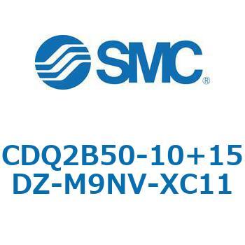 CQ2-Z XC11/X636 - デュアル行程シリンダ/片ロッド形 SMC