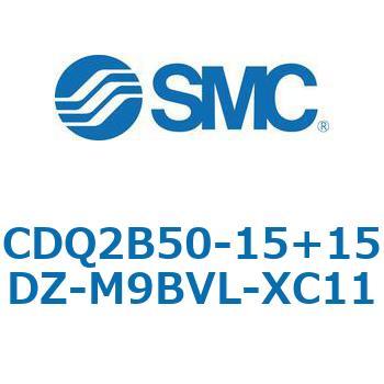 CQ2-Z XC11/X636 - デュアル行程シリンダ/片ロッド形 SMC