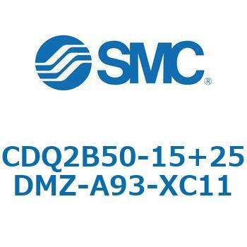 CQ2-Z XC11/X636 - デュアル行程シリンダ/片ロッド形 SMC