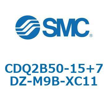 CQ2-Z XC11/X636 - デュアル行程シリンダ/片ロッド形 SMC