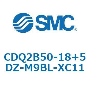 CQ2-Z XC11/X636 - デュアル行程シリンダ/片ロッド形 SMC