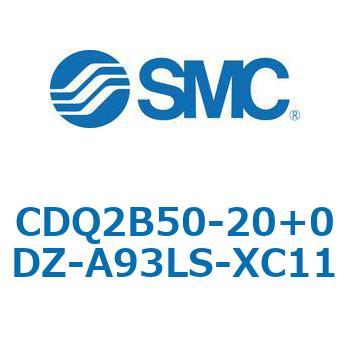 CQ2-Z XC11/X636 - デュアル行程シリンダ/片ロッド形 SMC