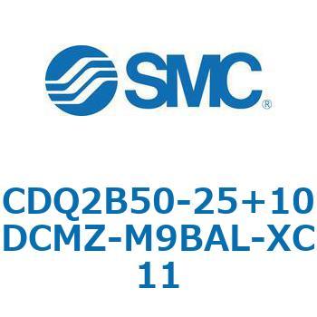 CQ2-Z XC11/X636 - デュアル行程シリンダ/片ロッド形 SMC