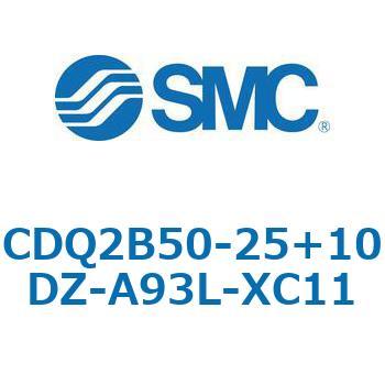 CQ2-Z XC11/X636 - デュアル行程シリンダ/片ロッド形 SMC