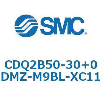 CQ2-Z XC11/X636 - デュアル行程シリンダ/片ロッド形 SMC