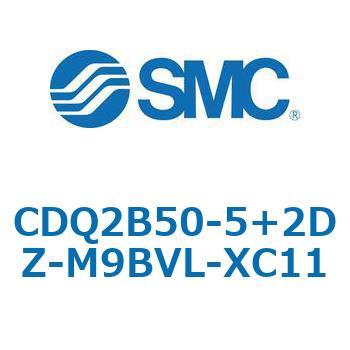 CQ2-Z XC11/X636 - デュアル行程シリンダ/片ロッド形 SMC