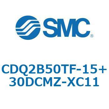 CQ2-Z XC11/X636 - デュアル行程シリンダ/片ロッド形 SMC