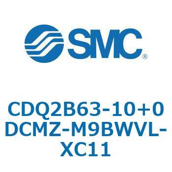 CQ2-Z XC11/X636 - デュアル行程シリンダ/片ロッド形 SMC