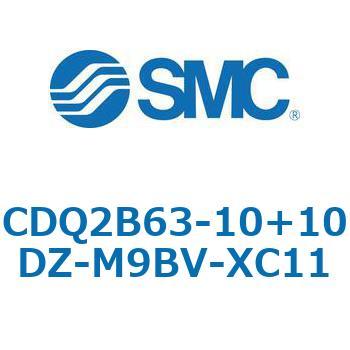 CQ2-Z XC11/X636 - デュアル行程シリンダ/片ロッド形 SMC