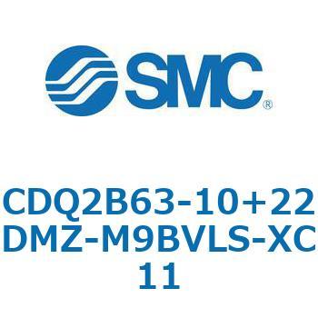 CQ2-Z XC11/X636 - デュアル行程シリンダ/片ロッド形 SMC