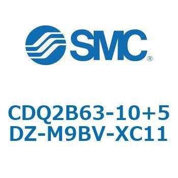 CQ2-Z XC11/X636 - デュアル行程シリンダ/片ロッド形 SMC