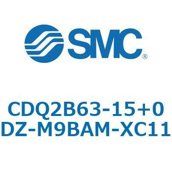 CQ2-Z XC11/X636 - デュアル行程シリンダ/片ロッド形 SMC