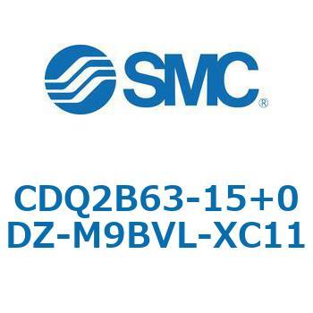 CQ2-Z XC11/X636 - デュアル行程シリンダ/片ロッド形 SMC