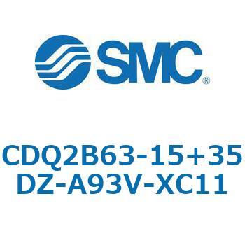 CQ2-Z XC11/X636 - デュアル行程シリンダ/片ロッド形 SMC