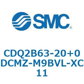 CQ2-Z XC11/X636 - デュアル行程シリンダ/片ロッド形 SMC