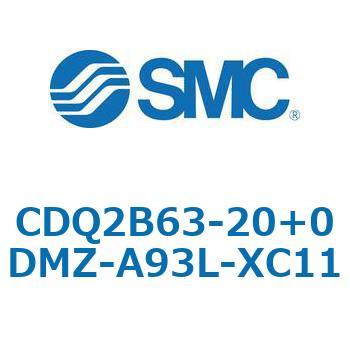 CQ2-Z XC11/X636 - デュアル行程シリンダ/片ロッド形 SMC