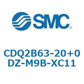 CQ2-Z XC11/X636 - デュアル行程シリンダ/片ロッド形 SMC