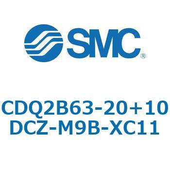 CQ2-Z XC11/X636 - デュアル行程シリンダ/片ロッド形 SMC
