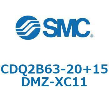 CQ2-Z XC11/X636 - デュアル行程シリンダ/片ロッド形 SMC