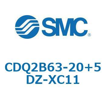CQ2-Z XC11/X636 - デュアル行程シリンダ/片ロッド形 SMC
