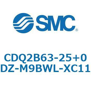 CQ2-Z XC11/X636 - デュアル行程シリンダ/片ロッド形 SMC