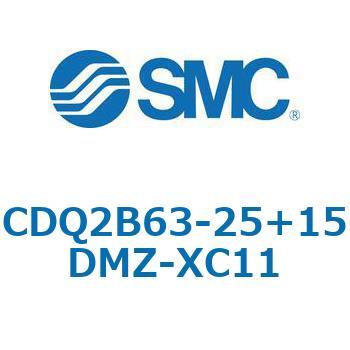 CQ2-Z XC11/X636 - デュアル行程シリンダ/片ロッド形 SMC