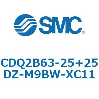 CQ2-Z XC11/X636 - デュアル行程シリンダ/片ロッド形 SMC