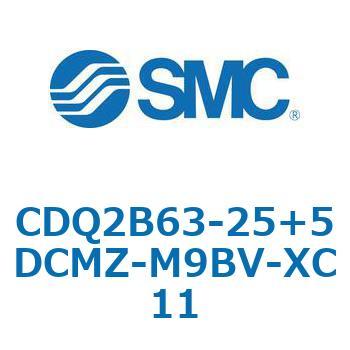 CQ2-Z XC11/X636 - デュアル行程シリンダ/片ロッド形 SMC