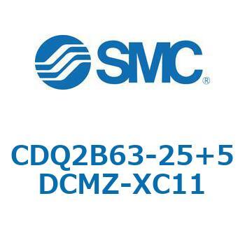 CQ2-Z XC11/X636 - デュアル行程シリンダ/片ロッド形 SMC