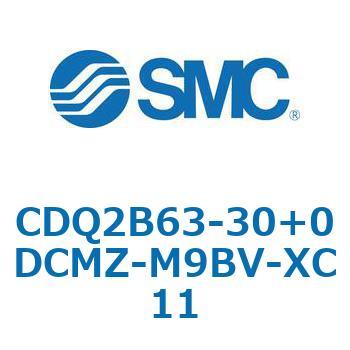 CQ2-Z XC11/X636 - デュアル行程シリンダ/片ロッド形 SMC