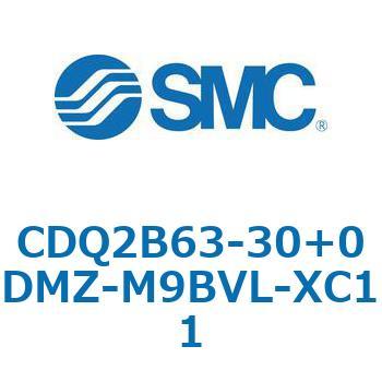 CQ2-Z XC11/X636 - デュアル行程シリンダ/片ロッド形 SMC