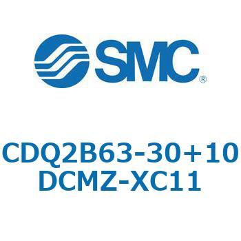 CQ2-Z XC11/X636 - デュアル行程シリンダ/片ロッド形 SMC