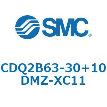 CQ2-Z XC11/X636 - デュアル行程シリンダ/片ロッド形 SMC
