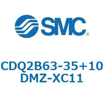 CQ2-Z XC11/X636 - デュアル行程シリンダ/片ロッド形 SMC
