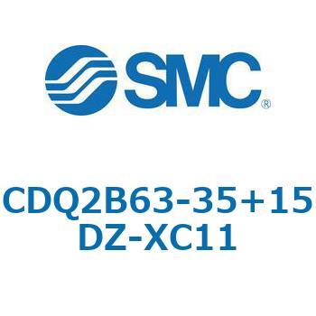CQ2-Z XC11/X636 - デュアル行程シリンダ/片ロッド形 SMC