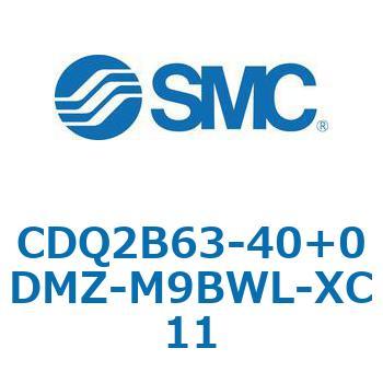 CQ2-Z XC11/X636 - デュアル行程シリンダ/片ロッド形 SMC
