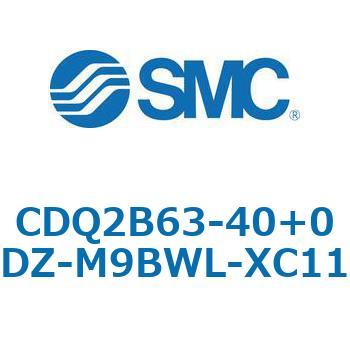 CQ2-Z XC11/X636 - デュアル行程シリンダ/片ロッド形 SMC