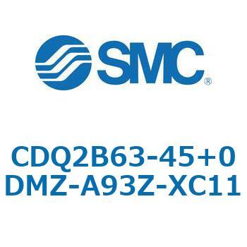 CQ2-Z XC11/X636 - デュアル行程シリンダ/片ロッド形 SMC