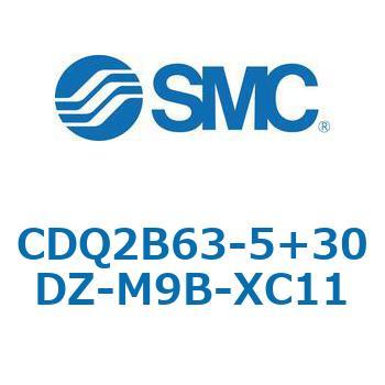CQ2-Z XC11/X636 - デュアル行程シリンダ/片ロッド形 SMC