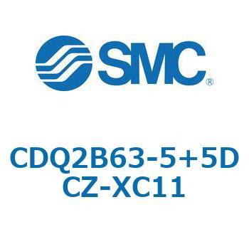 CQ2-Z XC11/X636 - デュアル行程シリンダ/片ロッド形 SMC