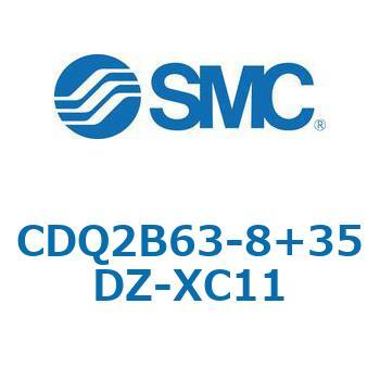 CQ2-Z XC11/X636 - デュアル行程シリンダ/片ロッド形 SMC