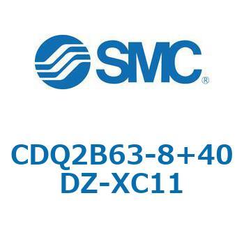 CQ2-Z XC11/X636 - デュアル行程シリンダ/片ロッド形 SMC