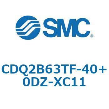 CQ2-Z XC11/X636 - デュアル行程シリンダ/片ロッド形 SMC