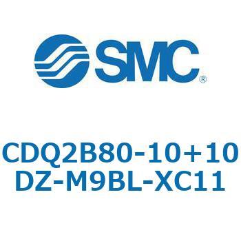 CQ2-Z XC11/X636 - デュアル行程シリンダ/片ロッド形 SMC