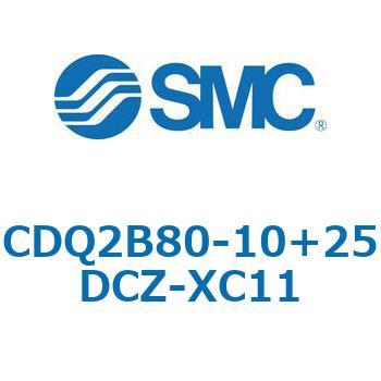 CQ2-Z XC11/X636 - デュアル行程シリンダ/片ロッド形 SMC
