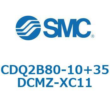 CQ2-Z XC11/X636 - デュアル行程シリンダ/片ロッド形 SMC