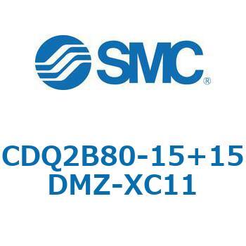 CQ2-Z XC11/X636 - デュアル行程シリンダ/片ロッド形 SMC